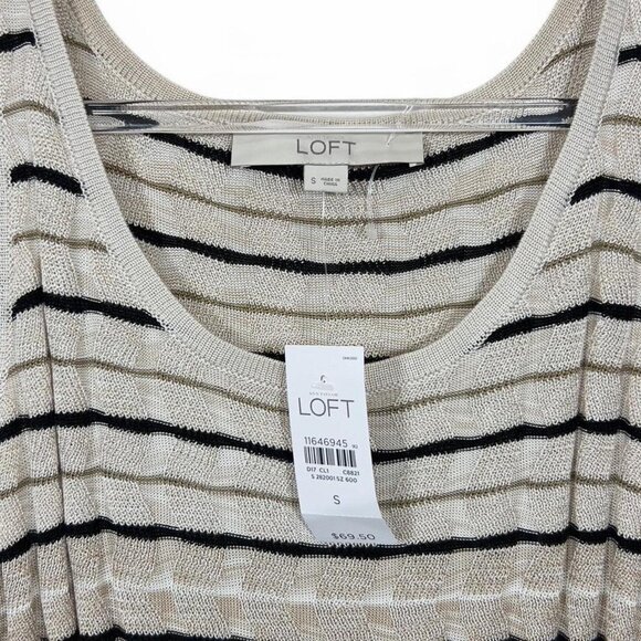 Loft NWT Tan/Brown Ombré‎ Knit Maxi Dress Summer Size S - Picture 3 of 4